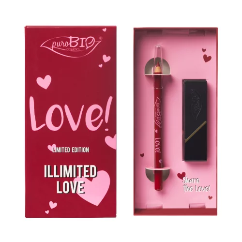 puroBIO cosmetics Set za valentinovo "Illimited Love"