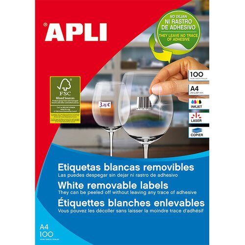Apli odstranljive etikete, 48 x 25 mm Slike