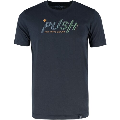 Volcano Man's T-shirt T-Push M02029-S23 Navy Blue Slike