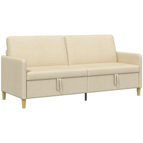 SOFA s pohranom Krem 192 x 78 x 87 cm Poliester Slike