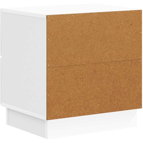  Noćni ormar s ladicama Bijela visokog sjaja 43 x 34,5 x 44,5 cm Slike