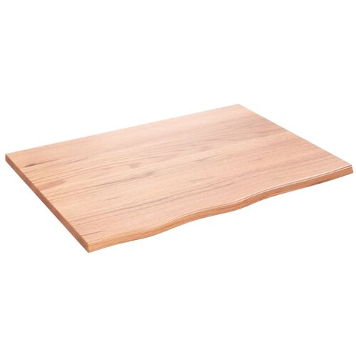 vidaXL Zidna polica svjetlosmeđa 80 x 60 x 2 cm od obrađene hrastovine Cijene