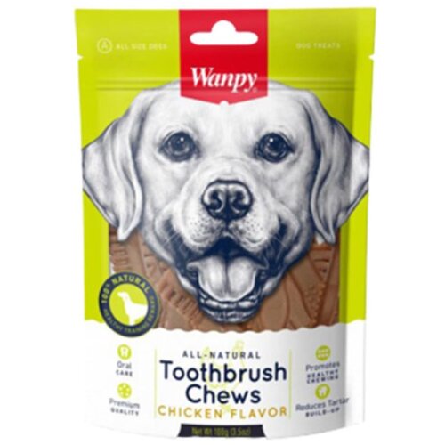WANPY WAN1678 Toothbrush Chews (chicken flavor) 100 g Dentalna poslastica za pse Cene
