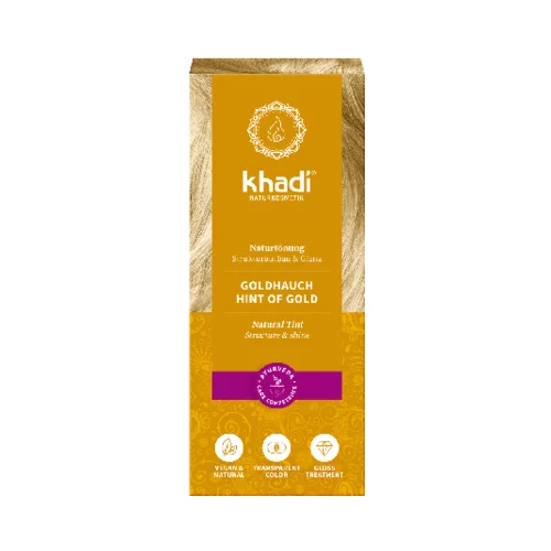 Khadi rastlinska barva za lase ''Golden Hint''