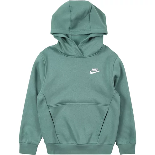 Nike Sportswear Sweater majica 'CLUB FLC' zelena / bijela