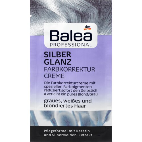 Balea Professional SILBER GLANZ krema za korigovanje boje 20 ml Slike