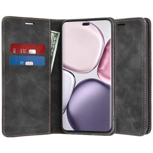 Techsuit Confy Cover preklopna futrola za Honor Magic7 Lite / X9c &ndash; crna Cijene