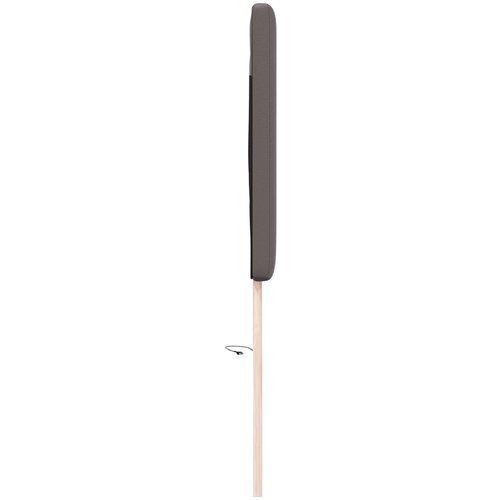  LED glava kreveta Siva 144 cm Lažna koža Slike