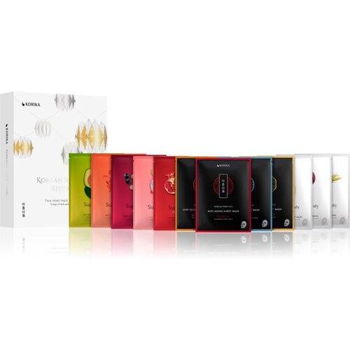 KORIKA Korean Beauty Ritual Face Sheet Mask Calendar set mask za obraz Cene