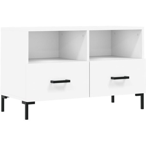 Maison Chic TV omarica - TV stojalo - Televizijska omarica bela 80x36x50 cm inženirski les, (21701751) Cene