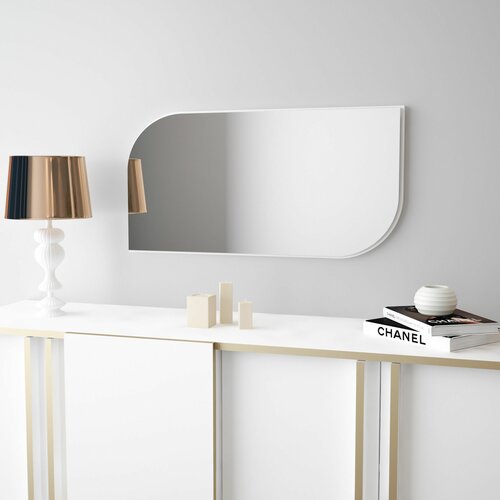 HANAH HOME lume - white white decorative chipboard mirror Slike