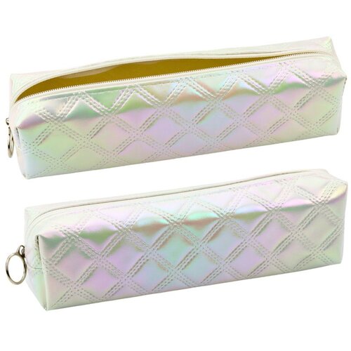 Školski organizator za pernice s reljefnim uzorkom, biserno bijela 21x6 cm Cijene