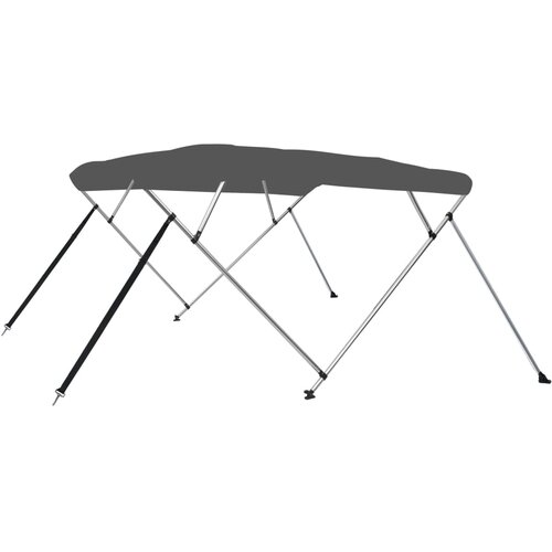 vidaXL bimini tenda s 4 loki antracitna 243x210x137 cm Cene