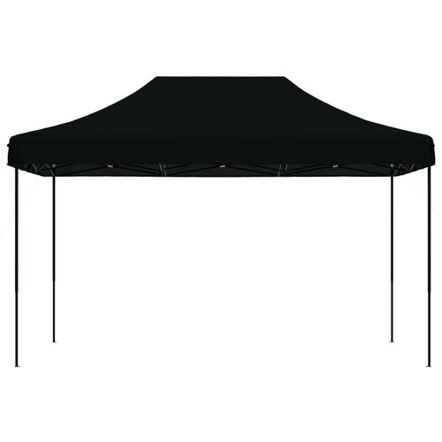 VidaXL Sklopivi prigodni &amp;scaron;ator za zabave crni 440x292x315 cm Slike