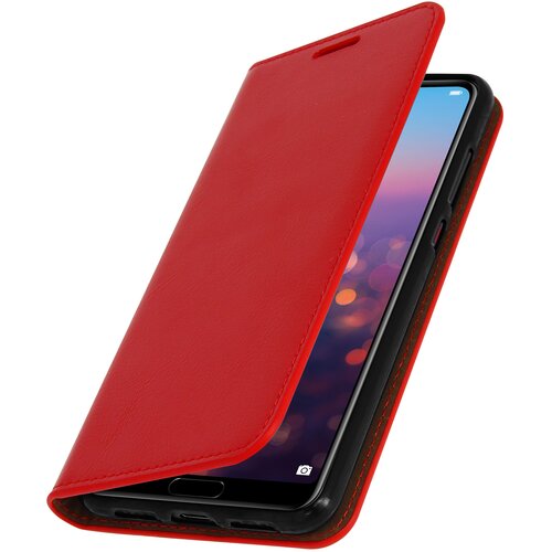 AVIZAR etui za huawei P20 pro folio iz pravega usnja, držalo za kartice, stojalo za video, rdeča, (20526478) Cene