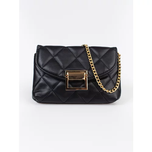 Shelvt Black handbag with chain