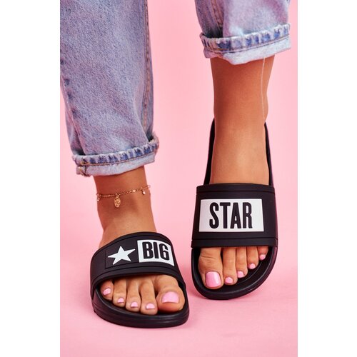Big Star Women's Big Star Flip Flops Black Cene