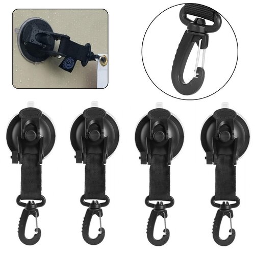 INF Paket 4 kavljev za kampiranje s priseski Black, (21247244) Cene