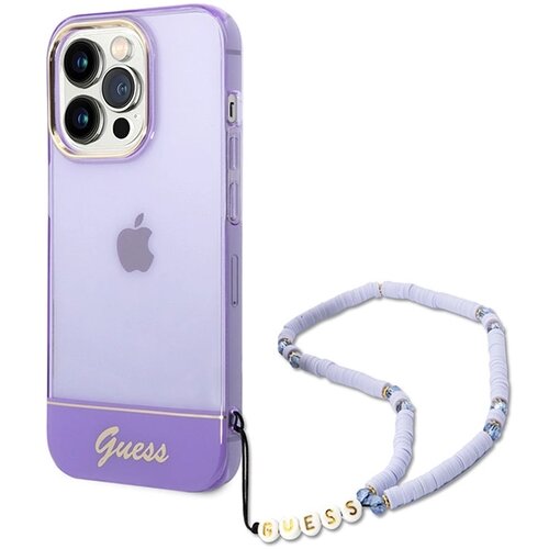 Guess OVITEK HARDCASE ZA IPHONE 14 PRO MAX 6,7 INCH VIJOLIČEN S PASOM, (21834435) Cene