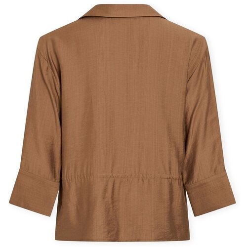 Vila Topi &amp;amp; Bluze Top Jobba V-Neck - Nuthatch Kostanjeva Slike