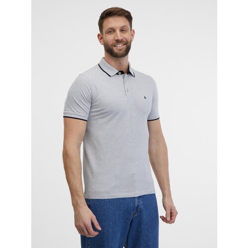 Jack & Jones Muška polo majica Jjepaulos, Svetlosiva Cene