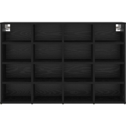 VidaXL ormar za cipele crni hrast 52.5 x 30 x 50 cm konstruirano drvo Slike
