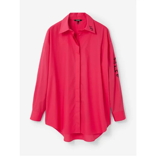 Desigual Dark pink Napoles Ladies Shirt - Women