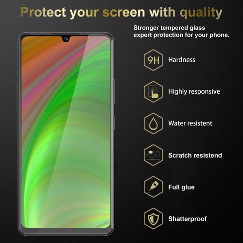  honor play 9A - zaščitna folija v visoka prosojnost - 3-pack kaljeno zaščitno steklo za zaslone s trdoto 9H in združljivostjo s 3D dotikom, (20548472) Cene