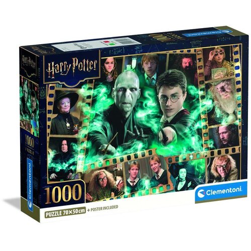 Clementoni Harry Potter - Sudbina čarobnjačkog svijeta 1000-dijelna slagalica s posterom - Slike