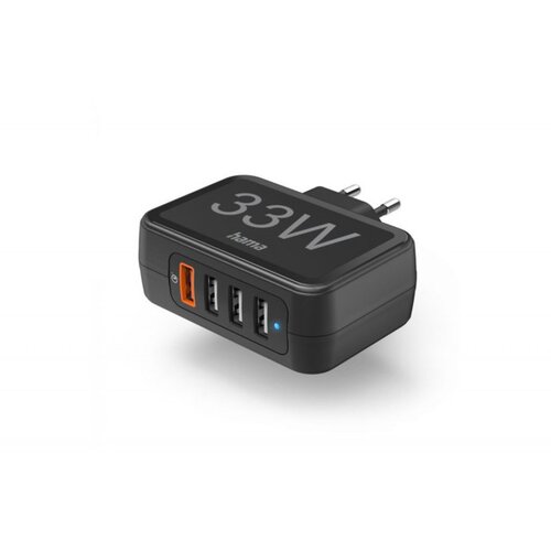 Hama stanica za punjenje 33W (1xQC3.0, 3xUSB-A) Slike