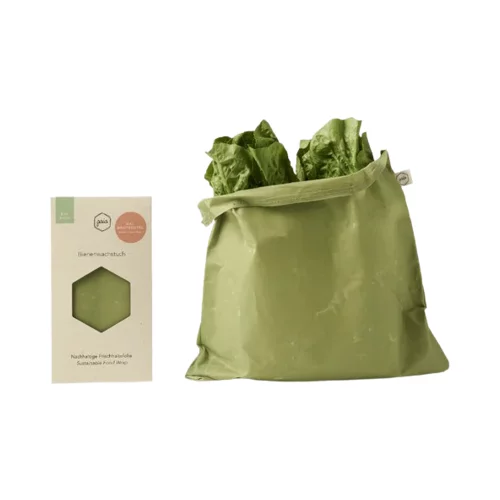 Gaia Povoščena vrečka za kruh XXL - Zelena