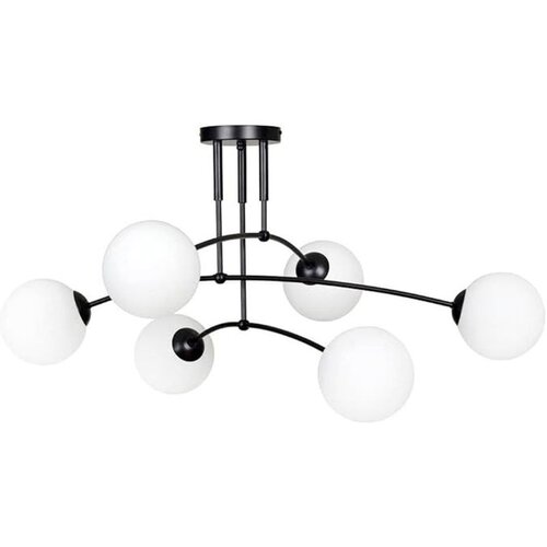 Toolight Lampa Wisząca Sufitowa Czarny Mat APP1576-6C Cene