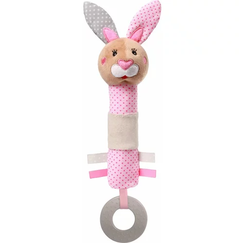 BabyOno Have Fun Baby Squeaker plišana igračka s pištanjem Bunny Julia 1 kom