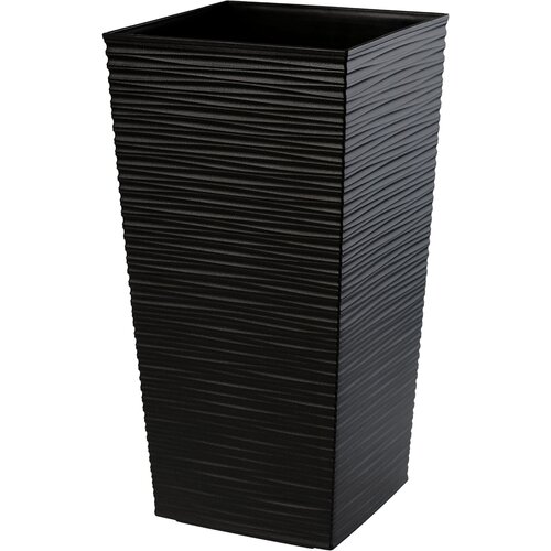 KADAX vrtni lonec + vložek 18x36 cm visok velik črn terasast cvet, (5000350542) Slike