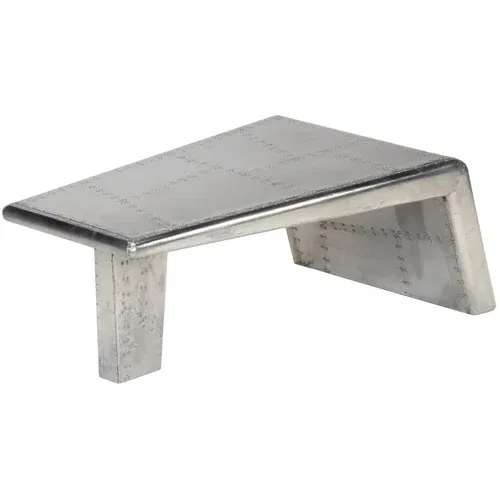 vidaXL Letalska klubska mizica iz aluminija starinski stil