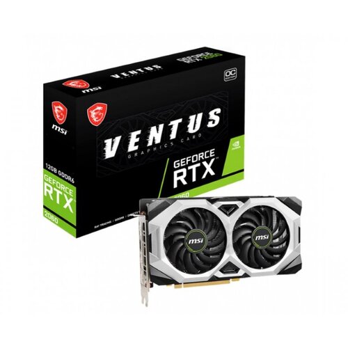 MSI nVidia GeForce RTX 2060 12GB 192bit RTX 2060 VENTUS 12G OC grafička kartica Slike