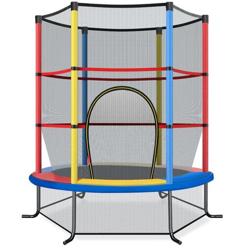 Costway Vrtna trampolina z za&scaron;čitno mrežo za otroke, (5000434708) Cene