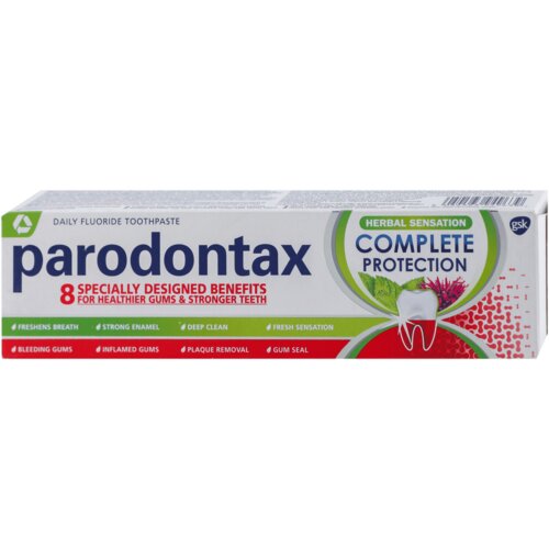 Parodontax Complete Protection Herbal Sensation pasta za zube za potpunu za&amp;scaron;titu zuba 75 ml Slike