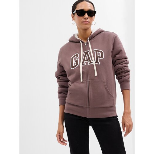 GAP Sherpa Logo Sweatshirt - Women Cene