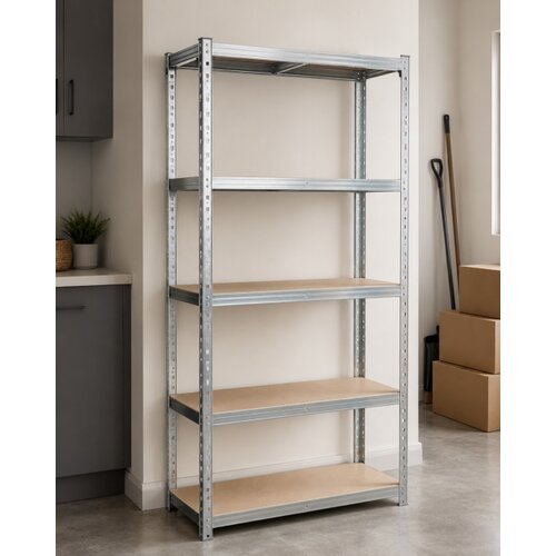 Office Elegante metalna polica 180 &amp;times; 90 &amp;times; 30 cm - 5 nivoa Nosivost 875 kg ( OE-MS-1809030 ) Slike