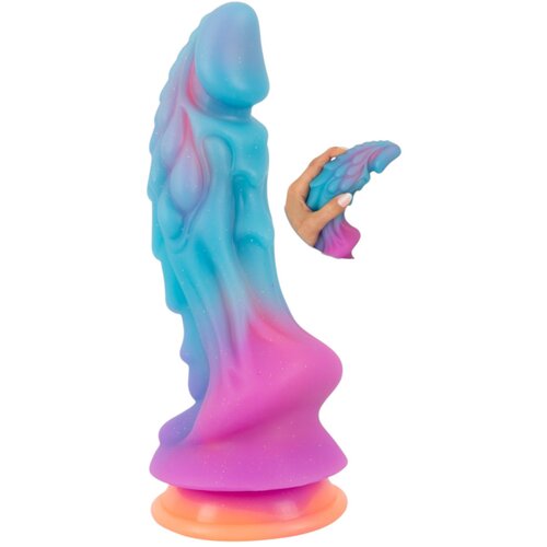  Beasty Cocks - vanzemaljski silikonski dildo (plavo-narančasto) Slike