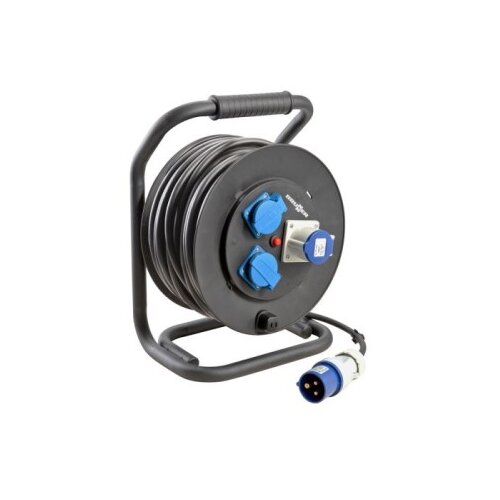 Brunner Drummer Rubber (3 x 2,5 mm) 25 m &ndash; CEE + 4 Schuko Cene