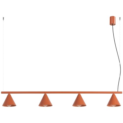 Sollux Lighting Lestenec NOX 4L rdeči oker, (5000285185) Cene