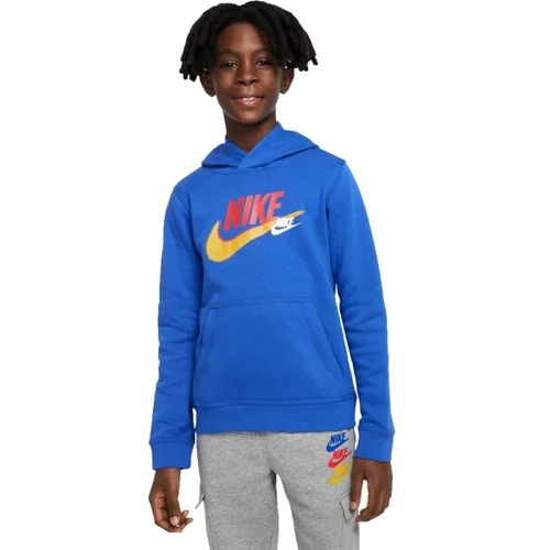 Nike NSW SI FLC PO HOODIE BB Majica za dječake, plava, veličina