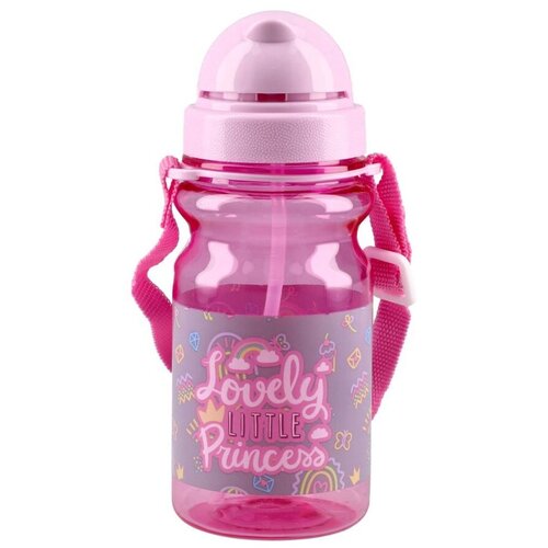  Fla&amp;scaron;ica za decu sa trakom Limo, 350 ml, Roze Slike