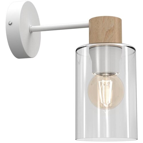  Zidna lampa MADERA 1xE27/60W/230V bela/drvo Cene