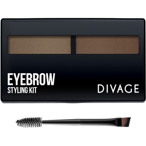 DIVAGE Set za oblikovanje obrva 01 Light Brown Cene