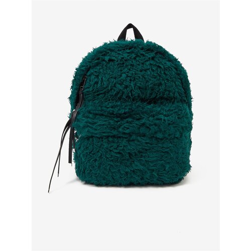 Diesel Green Women&amp;#039;s Backpack Made of Artificial Fur - Women Slike