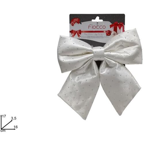  BOŽIĆNA MAŠNA 16CM BIJELA DIAMANTI Cene