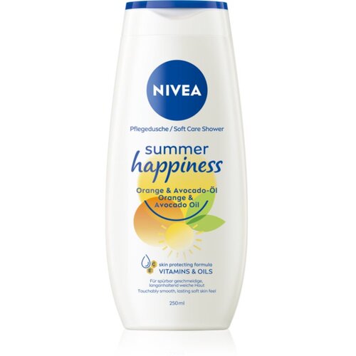 Nivea Summer Happiness Orange & Avocado Oil hranilni gel za prhanje 250 ml Cene